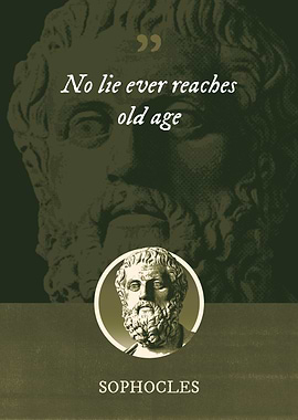 No lie ever reaches old