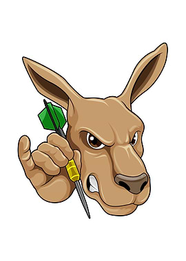 Kangaroo Dart player Darts