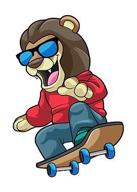 Lion Skater Skateboard