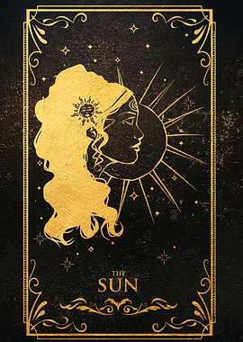 The SUN Tarot card