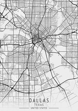 Dallas Texas City Map
