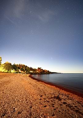 Stars Over Lake Superior