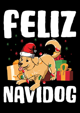Labrador Feliz Navidog