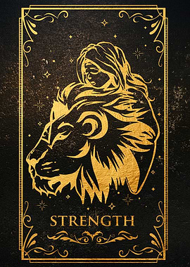 STRENGTH Tarot cards