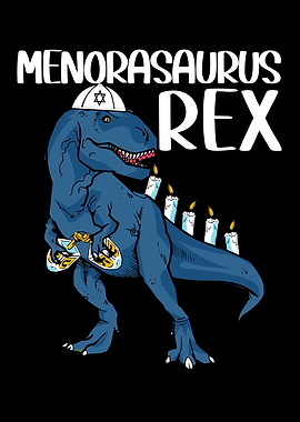 Menorosaurus Rex Hanukkah