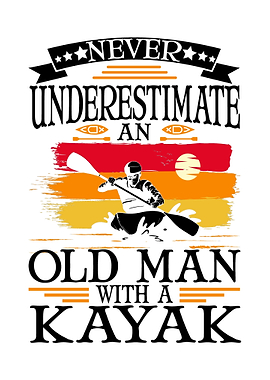 Kayak Old Man Kayaker