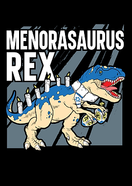 Menorosaurus Rex Hanukkah