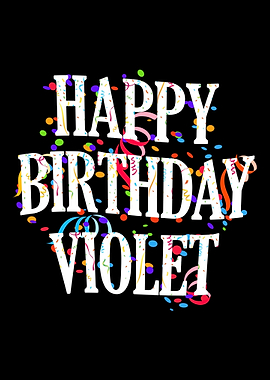 Happy Birthday Violet