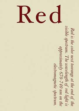 Red Color Explanation