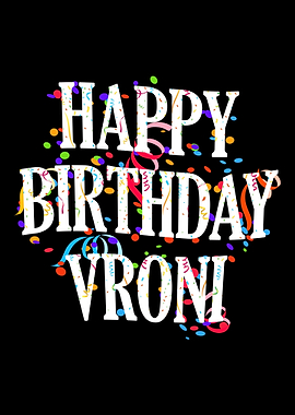 Happy Birthday Vroni