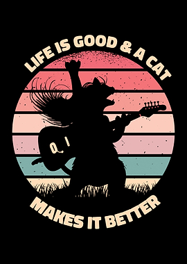 Rockstar cat retro uk