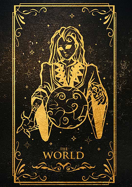 The WORLD Tarot card
