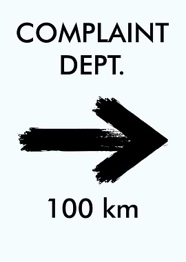 COMPLAINT DEPT WHITE