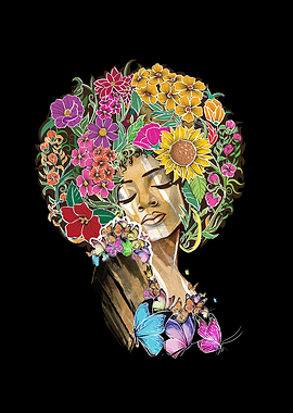 Melanin Queen Afro Women