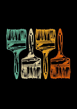 Vintage Brush Painter