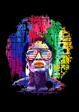 Melanin Queen Afro Women