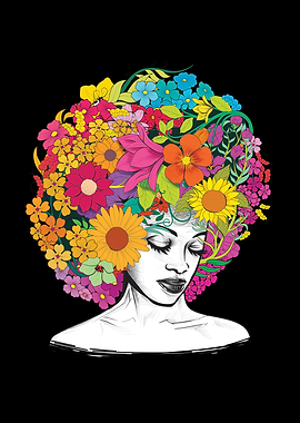 Melanin Queen Afro Women