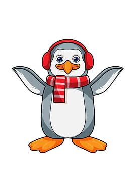 Penguin Winter Scarf
