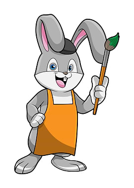 Bunny Painter Paint brush
