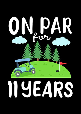 11th Birthday Golf Cart