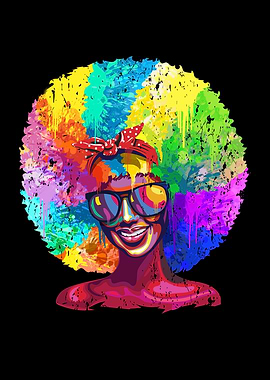 Melanin Queen Afro Women