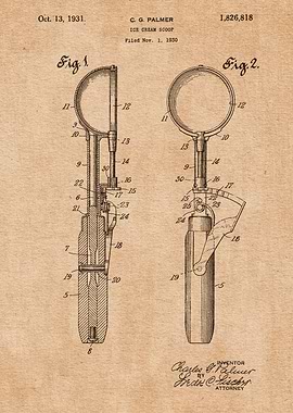 1931 Ice Cream Scoop