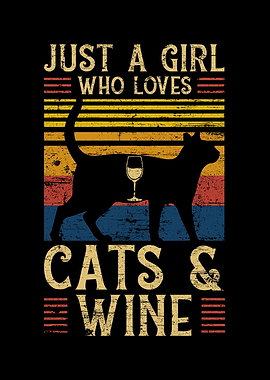 Cats And Wine Saying