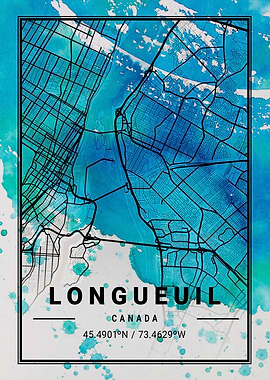 Longueuil Antlia Watercolo
