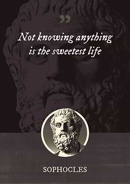 Not knowing anything is