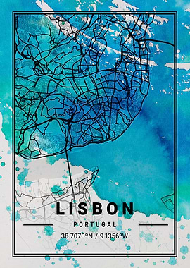 Lisbon Antlia Watercolor M