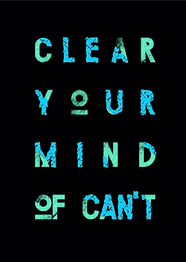 Clear your mind of cant