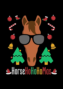 Christmas Horse Pony