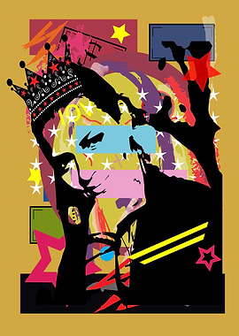 Queen girl with crown and