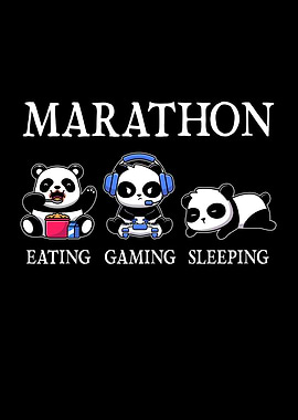 Gaming Gifts Panda Funny