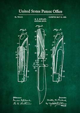 64 Hunting Knife Patent 1