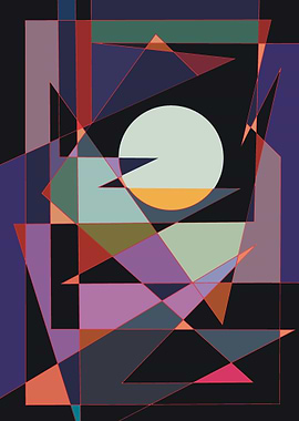 Abstract Moon