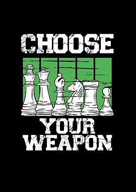 Chess figure on green