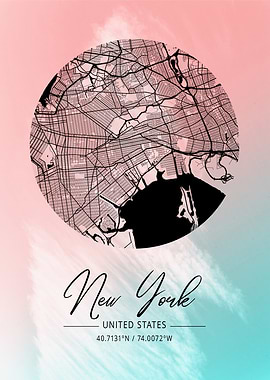 New York City Map USA