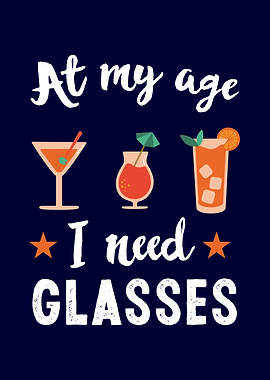 At my age I need Glasses