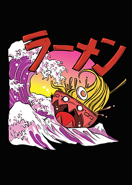 Ramen ship great wave