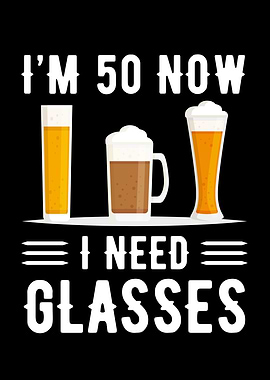 Funny 50th Birthday Beer