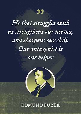 He that struggles with us