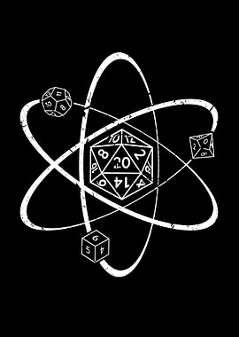 RPG Tabletop Gamer D20