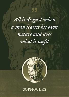 All is disgust when a man