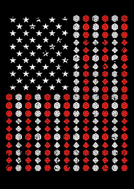 Roleplaying Flag RPG Dices