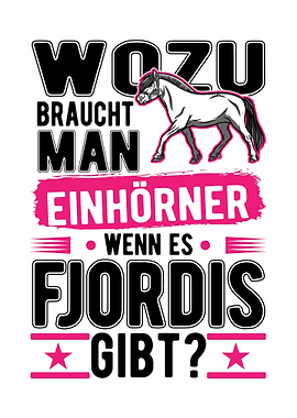 Fjordpferd Einhorn Fjord