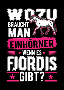 Fjordpferd Einhorn Fjord