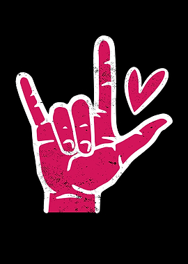 Hand Heart Sign Language