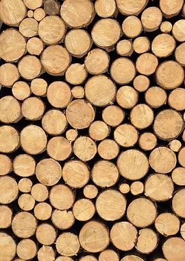 Wooden trees trunk nature