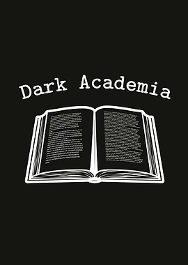 Dark Academia Open Book